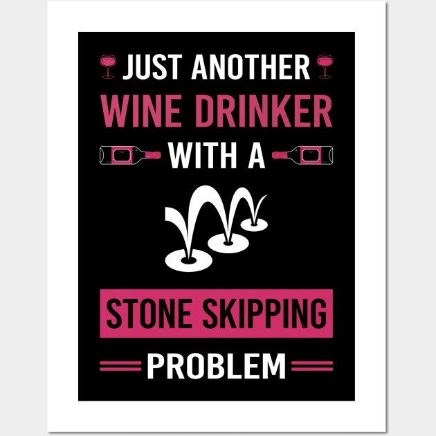 Wine Drinker Stone Skipping Stones Rock Rocks Skimming Wall Art by Good Day